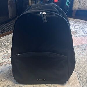 Athleta Black Minimalist Everyday Backpack